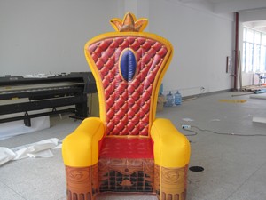 Silla inflable King Chair para fotografía o eventos recreativos - Product Image 1