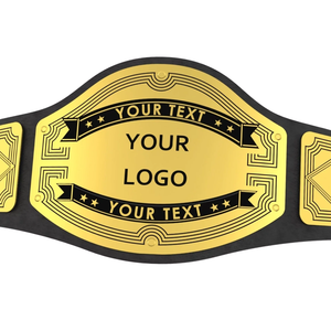 Ceinture de championnat personnalisable avec votre logo et texte, trophée sportif de haute qualité, récompense personnalisée - Product Image 2