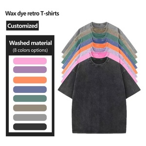 Heavy Weight Oversized <b>Tshirt</b> Print Luxury Fashion Men's Embroidered 100% Cotton 220gsm 300 Gsm Jersey Casual T-shirt - Product Image 3
