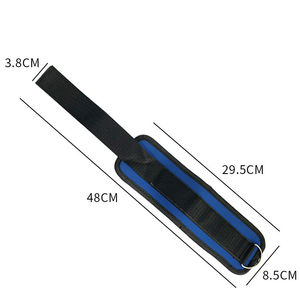 Sangles de cheville en néoprène robustes avec rembourrage pour musculation, entraînement en salle de sport, fitness et soutien de la cheville - Product Image 2