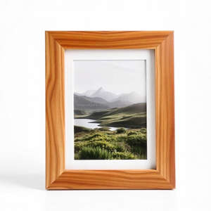 Cadre photo moderne orné en noyer, fait main, écologique, de qualité supérieure, élégant, pour la maison, le bureau, le dessus de table ou comme cadeau - Product Image 4