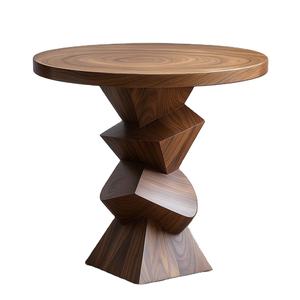 Proveedor de Vietnam-Mesa de centro única Mesa de centro rústica para sala de estar Mesa de centro de madera maciza Decoración de madera natural hecha a mano - Product Image 1