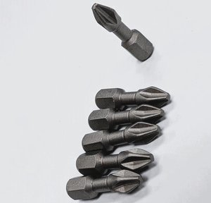Embout de tournevis Phillips PH2, finition sablée, 25 mm, acier forgé résistant aux chocs, pièce individuelle avec sac PP, OEM Taïwan, bricolage - Product Image 6