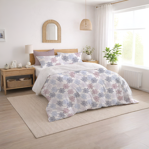 Modern Cotton Duvet Cover <b>Set</b> Ultra Soft <b>Comforter</b> Cover with Pillow Shams, Hidden Zipper Closure - Product Image 1