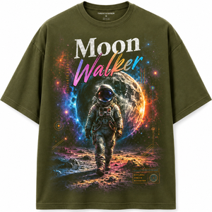เสื้อยืดแขนยาวพิมพ์ลายนักบินอวกาศมูนวอล์คเกอร์สำหรับผู้ชาย สีตามสั่ง คอกลม ทรงปกติ สวมใส่สบาย ผ้าฝ้ายเจอร์ซีย์เทอร์รี่ 100% ระบายอากาศได้ดี - Product Image 1