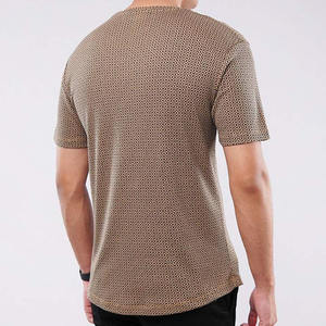 Camiseta de Hombre con Estampado Completo, Corte Holgado, 100% Algodón, Estilo Urbano, Personalizable, Manga Corta, Marca Privada, OEM, ODM - Product Image 2