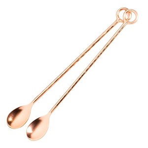 Juego de 2 Cucharas para Masala de Acero Inoxidable Dorado de Lujo, con Acabado Pulido Brillante, para Hogar y Hotel, a Precio Económico - Product Image 3