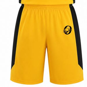 Tenue de basketball jaune pour hommes : Maillot et short légers, ensemble athlétique respirant pour l'entraînement et les matchs - Product Image 5