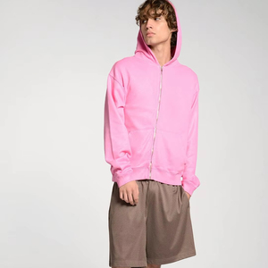 Sudadera con capucha con cremallera para invierno, pedido al por mayor, sudadera clásica con capucha, directo de fábrica, sudadera informal para todas las estaciones para el mercado mayorista - Product Image 1