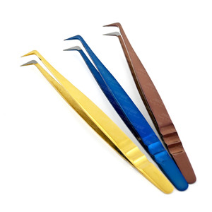 แหนบต่อขนตาไมโครไฟเบอร์90องศาปลายบาง - Product Image 6