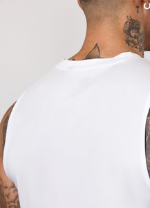 Custom Hot Sales New Arrivals Polyester/Cotton Breathable Knitted Customized Color Unisex Gym <b>Vest</b> Tank Top Men Plus Size - Product Image 3