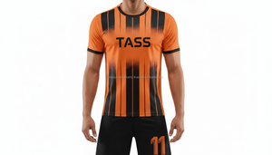 Uniforme de football pour hommes, col en V réfléchissant, séchage rapide, respirant, personnalisable, OEM, vente en gros - Product Image 2