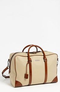 Sac de voyage unisexe en cuir rouge avec fermeture éclair, grande capacité, style vintage, sac de week-end 20-35L - Product Image 5