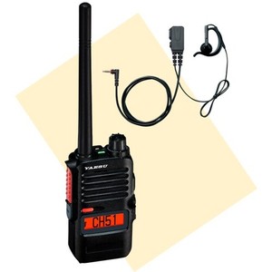 Radio Bidireccional Digital de Plástico YAESU VA-3100 VHF/UHF Walkie Talkie con Pantalla LCD y Micrófono de Diadema para Comunicación en Campo - Product Image 1