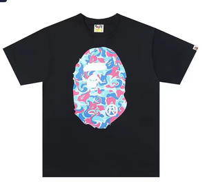High Version Ready Stock Letter Printing Bapees Tee Men Trendy PrintedApe <b>Shirt</b> Fashion Designer Bapees <b>Shirt</b> Hot Sell - Product Image 4