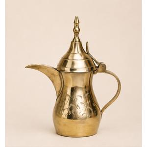 Premium Handcrafted Arabic Brass Dallah Coffee <b>Pot</b> Traditional Middle Eastern Engraved Coffee Server for Luxury Home Decor - Product Image 3