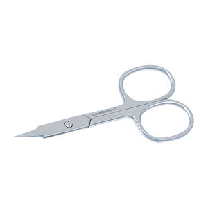 Ciseaux à cuticules à pointe fine et manche carré, design incurvé, tension de tensionnement réglable, ciseaux à ongles - Product Image 1