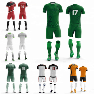 High Quality Soccer Uniform Set Red <b>Black</b> Digital Print Breathable Polyester Adult Size Best OEM Custom Brand <b>BIN</b> FATEH Unisex - Product Image 5
