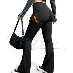 Leggings de Yoga para Mujer, Cintura Alta Elástica, Spandex/Poliéster, Ligeros, Estampados, Largos, Opciones de Logotipo Personalizado, Venta al Por Mayor - Product Image 5