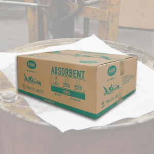 Industrial Oil Absorbent Pad 200 Heavy Duty Oil Spill Absorbent Pad for Workshop Factory Marine and Industrial Leak Cleanup - Product Image 1