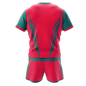 ZESHAN ZAFAR Men's Unique Style Tackle Twill Breathable 100% Polyester Baseball Football Logo Rugby Uniform Anti-Stretch Sports - Product Image 5