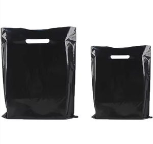 Sac de courses en plastique bleu découpé sur mesure - Product Image 5