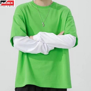 เสื้อยืดสั่งทำพิเศษสองชั้น ดีไซน์มีสไตล์ไม่ซ้ำใคร เนื้อผ้านุ่มสบาย ใส่ได้ทั้งผู้ชายและผู้หญิง สตรีทแวร์ลำลอง ใช้ได้ทุกวัน - Product Image 1