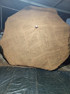 Sombrilla de hierro de doble capa con techo de paja |   Flujo de Aire Mejorado para Comer al Aire Libre y Relajarse en el Patio Trasero - Product Image 2