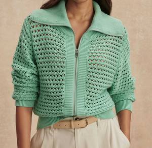 Suéter de Punto Tipo Waffle para Mujer con Botones - Jersey Casual de Invierno - Suave, Transpirable, de Color Sólido - Product Image 5