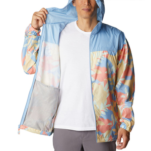 Casual Polyester Waterproof Men's Windbreaker Jackets With Custom Printing Logo Windbreaker For Sport - Product Image 4