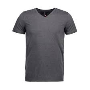 Camiseta de Hombre con Cuello en V, 100% Algodón, Transpirable, de Alta Calidad, Personalizable, Color Sólido, Ecológica, Tejida - Product Image 1