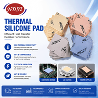 NDST T150 1.5W/m.K-15W/m.K Almohadilla Térmica de Silicona de Alta Temperatura, Lámina Aislante Personalizable, 600V, Montaje Superficial, Buena Resistencia a la Tracción