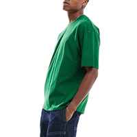 OEM/ODM 100% Coton Unisexe Personnalisé Brodé Vierge Coupe Ample Couleur Unie Confortable Hip Hop Anti-Plis Respirant 250GSM