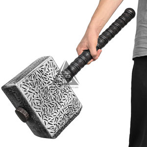 Marteau Thor en acier durable avec poignée texturée antidérapante, couleur et taille personnalisables, garantie de 3 ans - Design unique, accessoire d'extérieur - Product Image 4