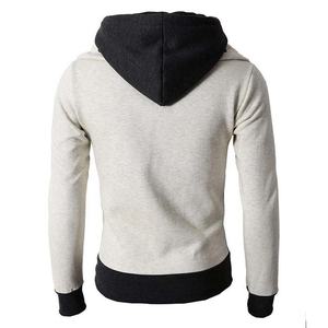 Sweat-shirt à capuche zippé pour homme, décontracté, color block, manches longues, coupe ajustée, style athlétique, pour l'automne - Product Image 5