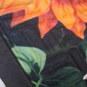 Tapis en feutre coréen blanc optique, imprimé par sublimation numérique, lavable, antidérapant, écologique, avec support en caoutchouc - Product Image 4