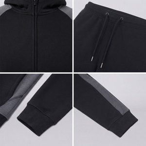 Professional Men's Hooded Sweat Tracksuit Cotton Fleece Pullover <b>Athletic</b> Running Gym Fitness Lifestyle Winter Wear Tracksuit - Product Image 4