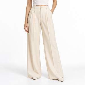 Pantalon de jogging respirant pour femme, coupe droite, style streetwear hiver, taille élastique à lacets, style hip-hop, coupe régulière - Product Image 1