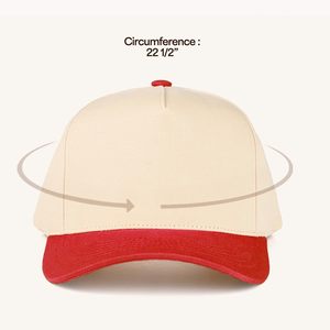 หมวกแก๊ปทรงทรัคเกอร์สองสี ยูนิเซ็กซ์ สีเบจ ผ้าแคนวาส คอร์ดูรอย แบบ Snapback รับผลิตตามสั่ง ขายส่ง - Product Image 3