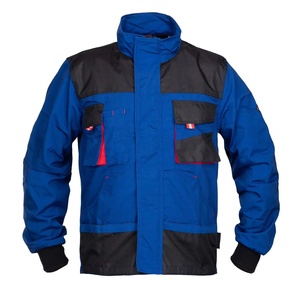 Veste de travail d'hiver en toile avec logo personnalisé, grande taille, coupe-vent, fermeture éclair, design de sécurité, broderie décorative, veste streetwear haut de gamme - Product Image 1