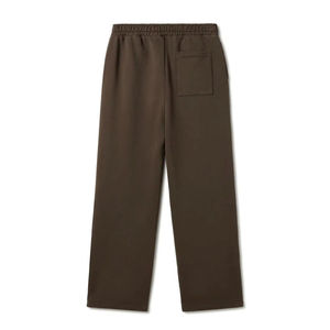 Pantalones Deportivos para Hombre, Color Marrón, Cintura Elástica Baja con Cordón, Tejido de Punto, 100% Algodón, Forro Polar para Invierno, Transpirables, Estilo Hip Hop - Product Image 2