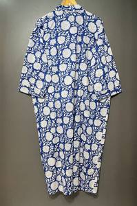 Bata Kimono con Estampado de Dibujos Animados para Mujer, Suave y Transpirable, de Algodón, para Verano, Hecha a Mano, ODM, Cuello en V, Cintura Elástica, Largo Completo - Product Image 5