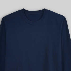 Collection de vêtements de vacances en tissu léger à séchage rapide pour hommes, t-shirt à manches longues avec col rond / Design élégant à prix d'usine - Product Image 2