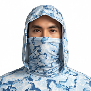 Fabrication sur mesure de sweats à capuche de pêche sublimés en tissu interlock, fournisseur OEM en gros - Product Image 3