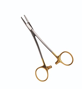 Portaagujas quirúrgico de acero inoxidable de la mejor calidad, dentado, recto, tipo Mayo Hegar, pinzas portaagujas, marca privada - Product Image 3