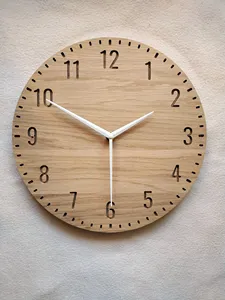 Handcrafted Natural Wooden Wall <b>Clock</b> Low Cost Elegant Home Decor <b>Clock</b> for Living Room <b>Bedroom</b> Office By M/S SHAAD HANDICRAFTS - Product Image 6