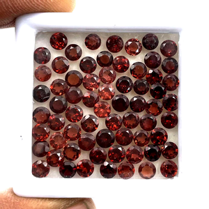 Natural Red <b>Garnet</b> Round Brilliant Cut Loose Gemstone 5mm IGI Certified <b>Garnet</b> Stone For Jewelry Making Wholesale Price Bulk - Product Image 6