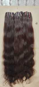 ผมแท้ 100% ขายส่ง ราคาถูก ต่อผมอินเดีย แบบธรรมชาติ ลอนเป็นคลื่น แบบเปียก แบบหลวมๆ แบบดึงเชือก/แบบถักเปีย - Product Image 5