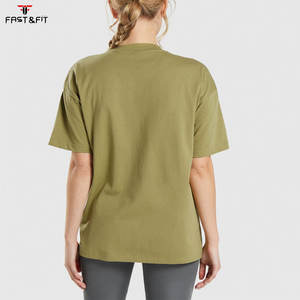 T-shirt pour femme en coton 100% écologique, été, avec perles et impression de logo, blanc uni, coupe décontractée - Product Image 2