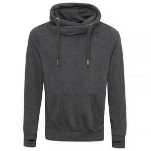 Sudadera con Capucha Unisex Rosa, Corte Regular, Algodón French Terry, Color Sólido Informal, Bolsillo Canguro, Ropa de Otoño - Product Image 4